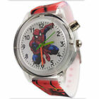 Spiderman Light Up Red Colour Changing Boys Kids Children Wrist Watch Gift New