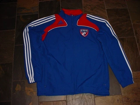 killer MEDIUM FC Dallas Adidas SAMPLE PROTOTYPE Full Zip Training Jacket unused Cover