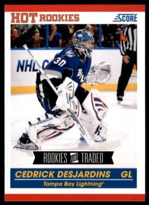 2011-12 Score Cedrick Desjardins Rookie Tampa Bay Lightning #644 - Image 1 of 2