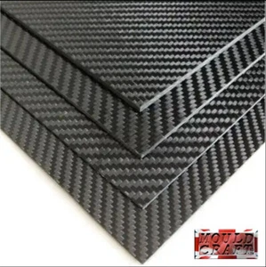 Mouldcraft Double Sided Carbon fibre Sheets Gloss or Matte 1mm, 2mm, 3mm, 4mm - Picture 1 of 6