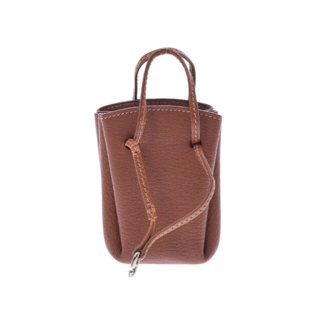 Hermès - Authenticated Médor Clutch Bag - Leather Purple Plain for Women, Never Worn