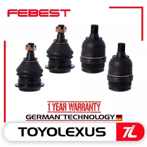 FRONT CONTROL ARM BALL JOINT FOR LEXUS LX470 UPPER & LOWER SET 4 PCS OEM QUALITY - Picture 1 of 3