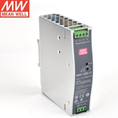MEANWELL Switching Power Supply DDR-120A/B/C/D 120W 12/24/48V DC to DC Rail Type - Image 1 of 4