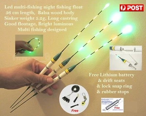 Flotador LED Multi-Pesca Pesca Nocturna + Baterías y más - Envío Rápido AusPost - Imagen 1 de 12