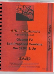 Combinadora autopropulsada Gleaner F2 39201 y más manual del propietario del operador - Imagen 1 de 6