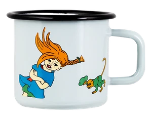 Taza Esmaltado Pippi Longsting Worlds Niña Más Fuerte MUURLA 3,7 dl *NUEVA - Imagen 1 de 2
