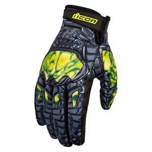 2024 ICON MENS HOOLIGAN GLOVES MOTORCYCLE - PICK SIZE & COLOR