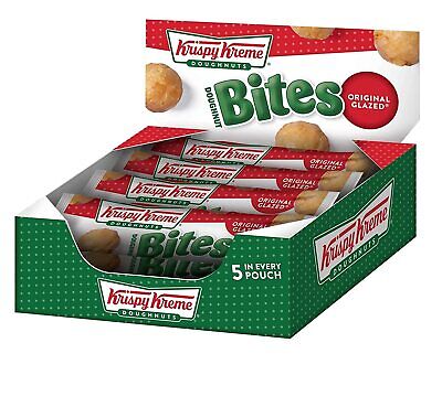 Krispy Kreme Original Glazed Doughnut Bites | 2 Oz | 5 Pack | Box Of 8 (40 To... • 26.71€