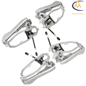 4PC Door Handle Carriers Front Rear Left Right For BMW X5 2000-2006 51228243636 - Picture 1 of 12
