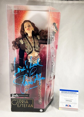 Gloria Estefan Signed Barbie Doll PSA/DNA COA Cover