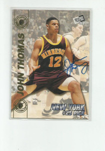 1997 PRESS PASS DOUBLE THREAT AUTOGRAPHS #24A JOHN THOMAS
