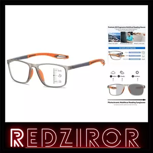 Stylish Photochromic Blue Light Blocking Glasses with UV Protection - Gift Ready - Picture 1 of 9