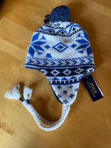 Polo Ralph Lauren Mütze Norweger Cap Snowflake Pom Hat Wool one size unisex - Bild 1 von 4
