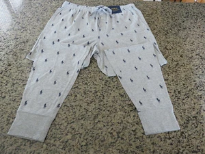 Polo RALPH LAUREN Men's Jogger Lounge Pants Polo Pony Player Knit Big & Tall - Picture 1 of 8