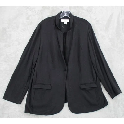 Blazer Magaschoni Mujer 2X Jersey Ligero Elastizado Carrera Clásico Oficina Foto 1 de 4