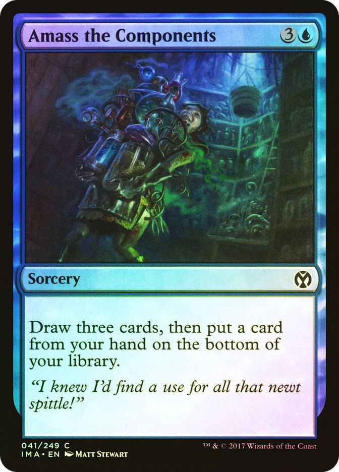 MTG FOIL Amass the Components  - Iconic Masters #41 - Image 1 of 1