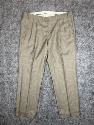 Pantalones de vestir de lana para hombre Lauren Ralph Lauren 35R caqui 35x31 Foto 1 de 4