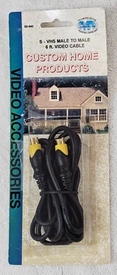 VTG Philmore-Datak 60-542 S-VHS Cable 6ft 4-Pin Male/Male NOS Sealed - Image 1 of 4