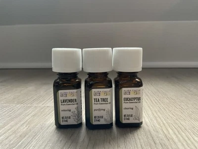 Lavender, Eucalyptus and Tea Tree Essential Oils 0.25oz (7.4ml) - Image 1 of 4