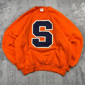 Vintage Syracuse University Orange Sweatshirt Crewneck Pullover Soffe USA Herren L - Bild 1 von 7