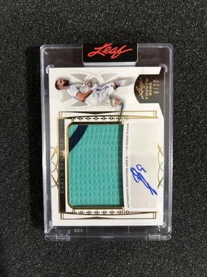 Запечатанная нашивка Leaf Trinity с автографом /20 Карим Бензема - Изображение 1 из 2