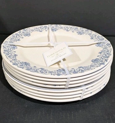 (8) Threshold Studio Mcgee 10.5" Melamine Mixed Pattern Dinner Plates Floral     - Image 1 of 4