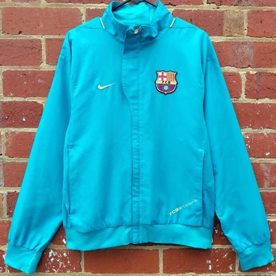 Nike FC BARCELONA FCB 2007/08 Football Soccer Jersey Training Track Jacket MESSI - image 1 of 4
