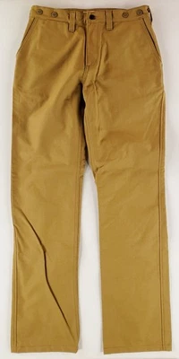 Filson Pants Brown Suspender Work Hunting Field Made USA Mens 32 (32x33 Actual) - Image 1 of 4