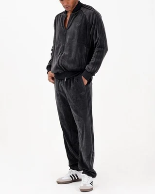Nuevo con etiquetas Adidas Originales Para hombres SST Chándal Terciopelo (Chaqueta y Pantalón) Negro Talla Nuevo con Etiquetas Foto 1 de 4