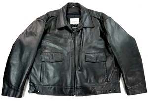 TAYLORS US Police Officer Biker Lederjacke 64 3XL - Bild 1 von 4