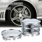 4Pcs Chrome 75mm/ 69mm Car Wheels Center Hub Caps Cover For Mercedes NO LOG