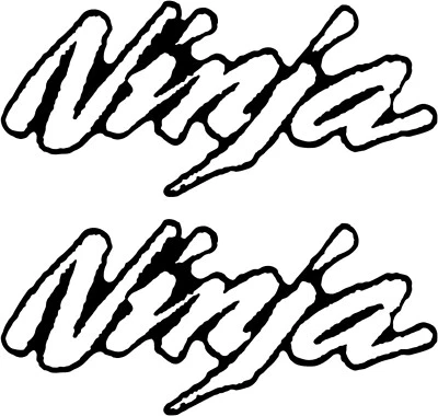 Плоская одноцветная наклейка на мотоцикл совместима с KWS - Изображение 1 из 4