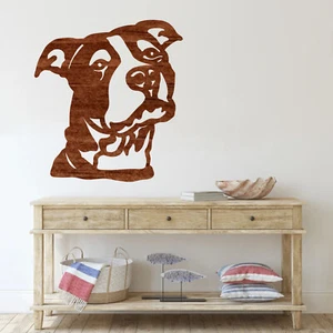 Pit Bull cut out, Wood plaque sign,wood Crafts,Craft supply, home decor - Picture 1 of 6