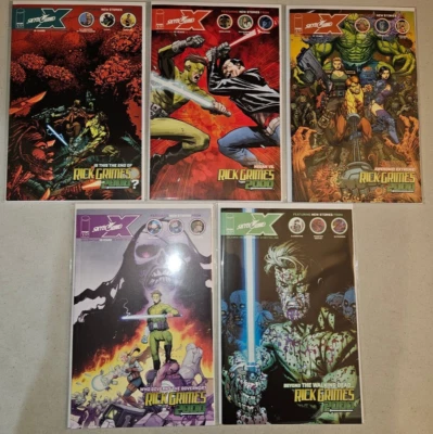 Skybound X #1-5 (Complete 2021 Image) 1 2 3 4 5 Beyond Walking Dead Rick Grimes - Image 1 of 4
