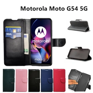 CUSTODIA COVER FLIP CASE LIBRO pre Motorola moto g54 5G +PELLICOLA VETRO - Foto 1 di 9