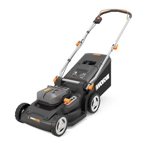 WORX Powershare Cordless Lawn Mower 1000㎡ 40V 41cm x2 4.0Ah Battery WG745E - Picture 1 of 7