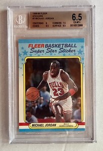 Michael Jordan 1988 Fleer #7 Stickers Price Guide - Sports Card Investor