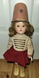 Vintage Effanbee Anne Shirley Composition Doll Majorette Costume 15" Boots Band - Picture 1 of 10