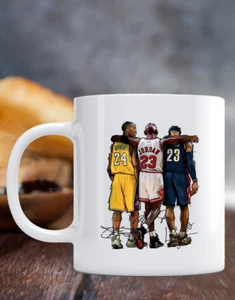 Tazza Campioni di Basket NBA Kobe Bryant Jordan Lebron Lakers Bulls Cavaliers - Imagen 1 de 1