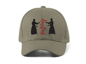 Aikido Japan Martial Arts DTF Printed Logo Baseball Cap Dad Hat Sport Unisex - Picture 1 of 4