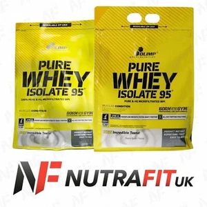 OLIMP PURE WHEY ISOLATE 95 protein powder WPI muscle mass growth - Picture 1 of 8