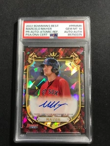 MARCELO MAYER 2022 Bowman Best ATOMIC REF /25 PSA10 HANDSIGNIERT - Bild 1 von 2