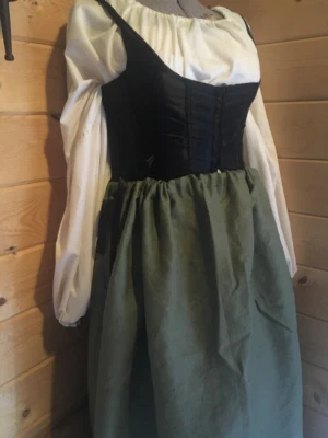 Linen colonial 18th century DAR revolutionary war petticoat skirt - Image 1 of 3