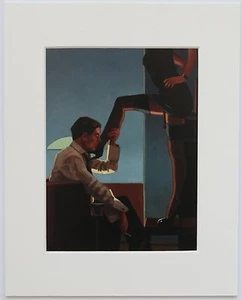 Night Calls II by Jack Vettriano Mounted Art Print 10" x 8" Erotic Fetish - Picture 1 of 3