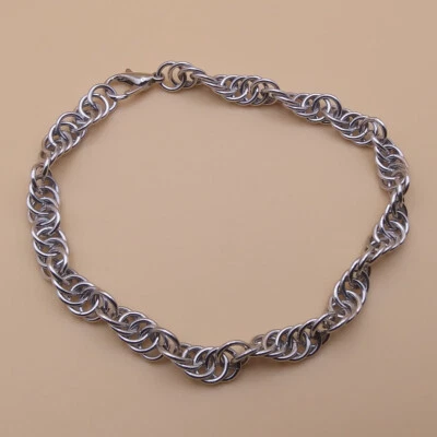 Pulsera de malla hecha a mano espiral 4 en 1 calibre 20 Foto 1 de 4