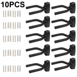 1-10 PCS Pack Guitar Hangers Hook Holder Wall Mount Hanger Display Instrument - Picture 1 of 18