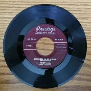 Vintage 45 Arnett Cobb When I Grow Too Old To Dream Prestige 45-133 '59 JAZZ - Imagen 1 de 2