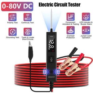 Probador de Circuitos de Coche Multifuncional Activación de Componentes Probador Eléctrico 0-80V - Imagen 1 de 14