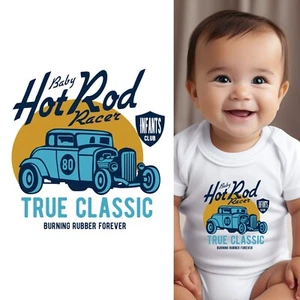Body de bebé - Ropa de bebé Hot Rod Racer para bebés niños y niñas - Imagen 1 de 8