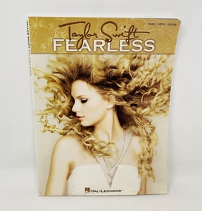 Hal Leonard SONGBOOK Taylor Swift FEARLESS Piano Vocal Guitar Sheet Music - Picture 1 of 9